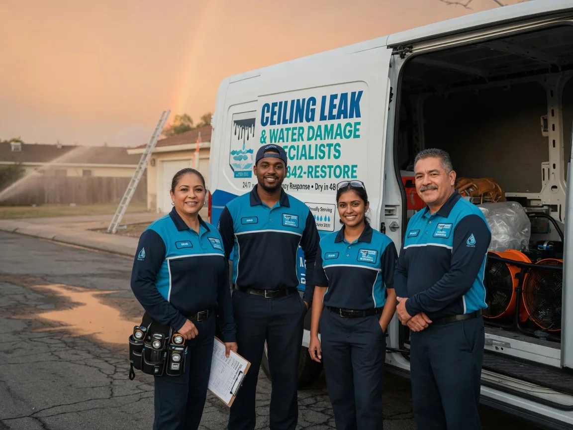 Ceiling Leak Cleanup company in Temple, ME